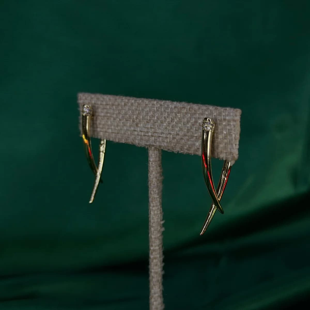 Arracadas con Baño de Chapa de Oro 18k
