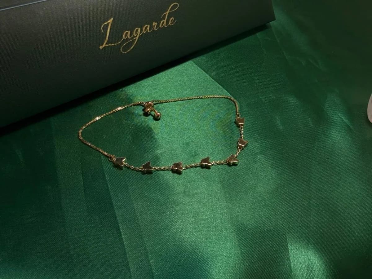 Pulsera Múltiples Estrellas en Chapa de Oro 18k — vista 3